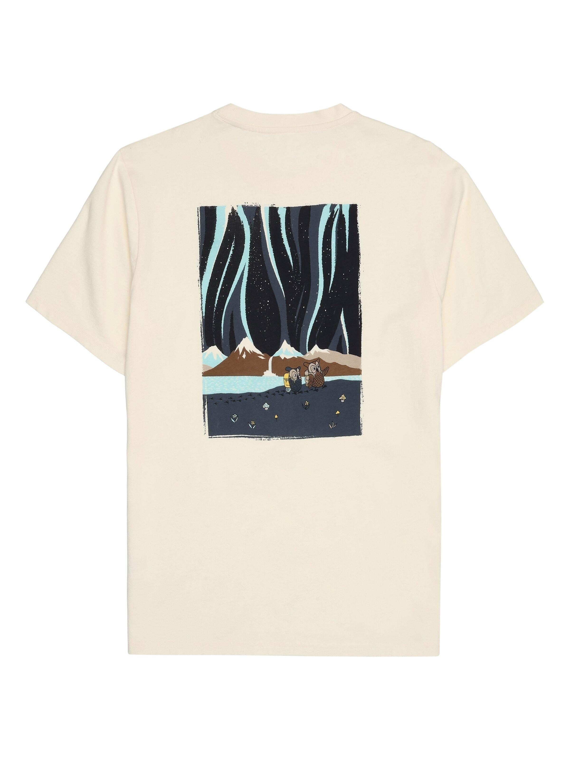 Men's Nordic Lights T-Shirt - Cream