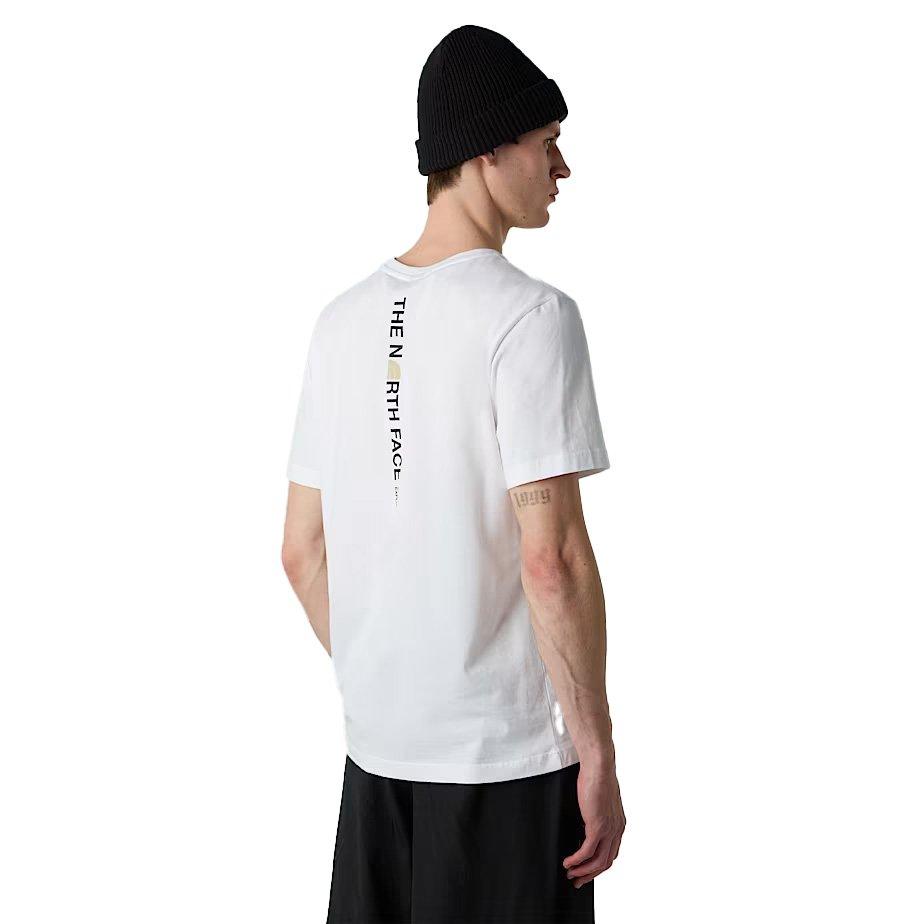 Men's Vertical Logo Short-Sleeve T-Shirt - White