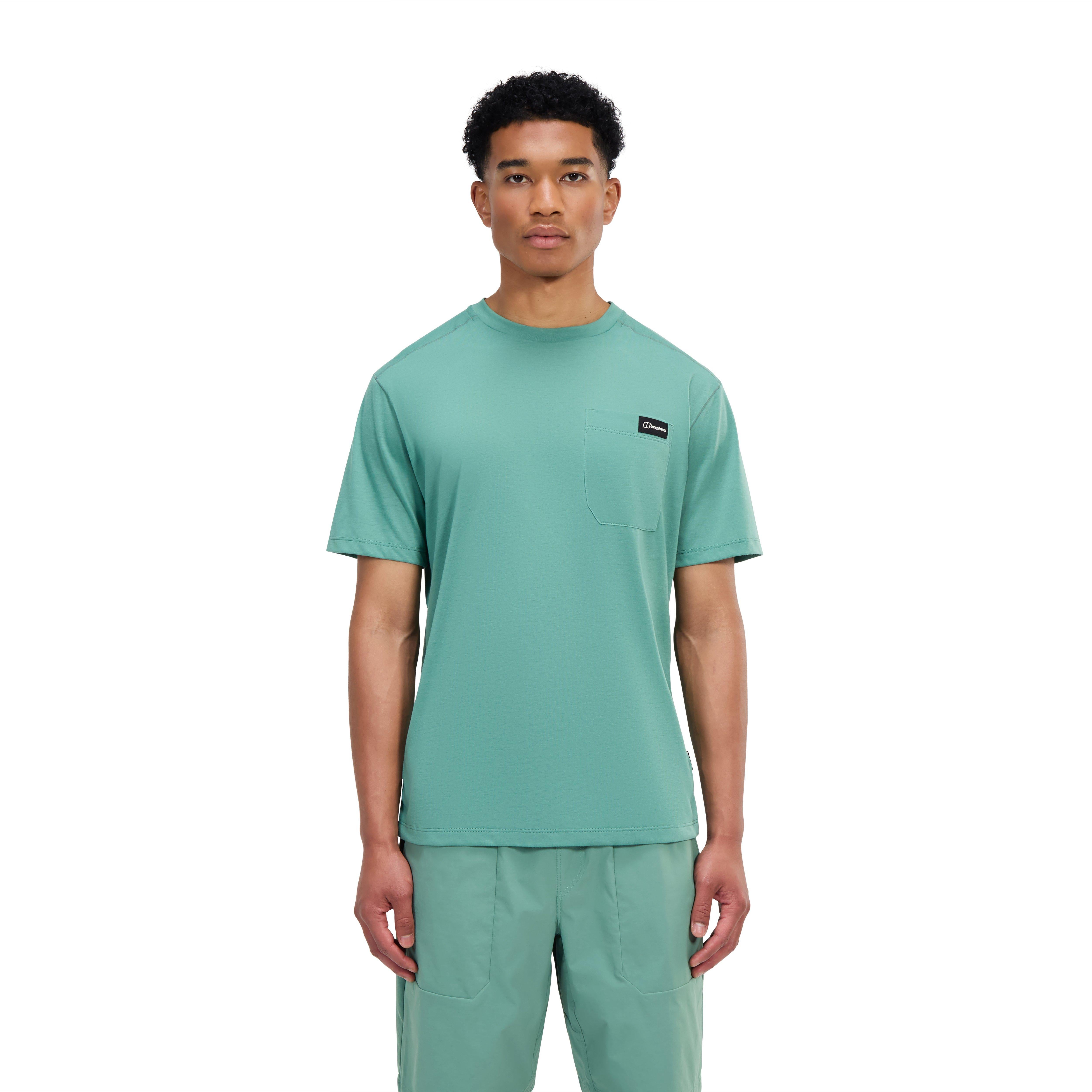 Men's Relaxed Short-Sleeve Tech T-Shirt - Green