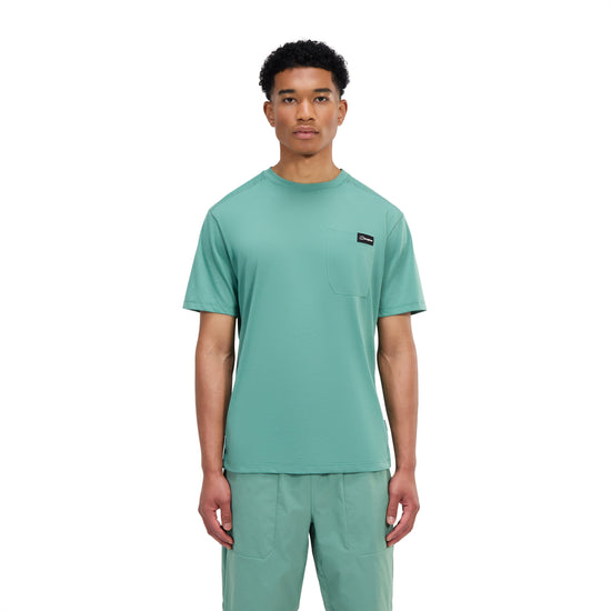 Men's Relaxed Short-Sleeve Tech T-Shirt - Green