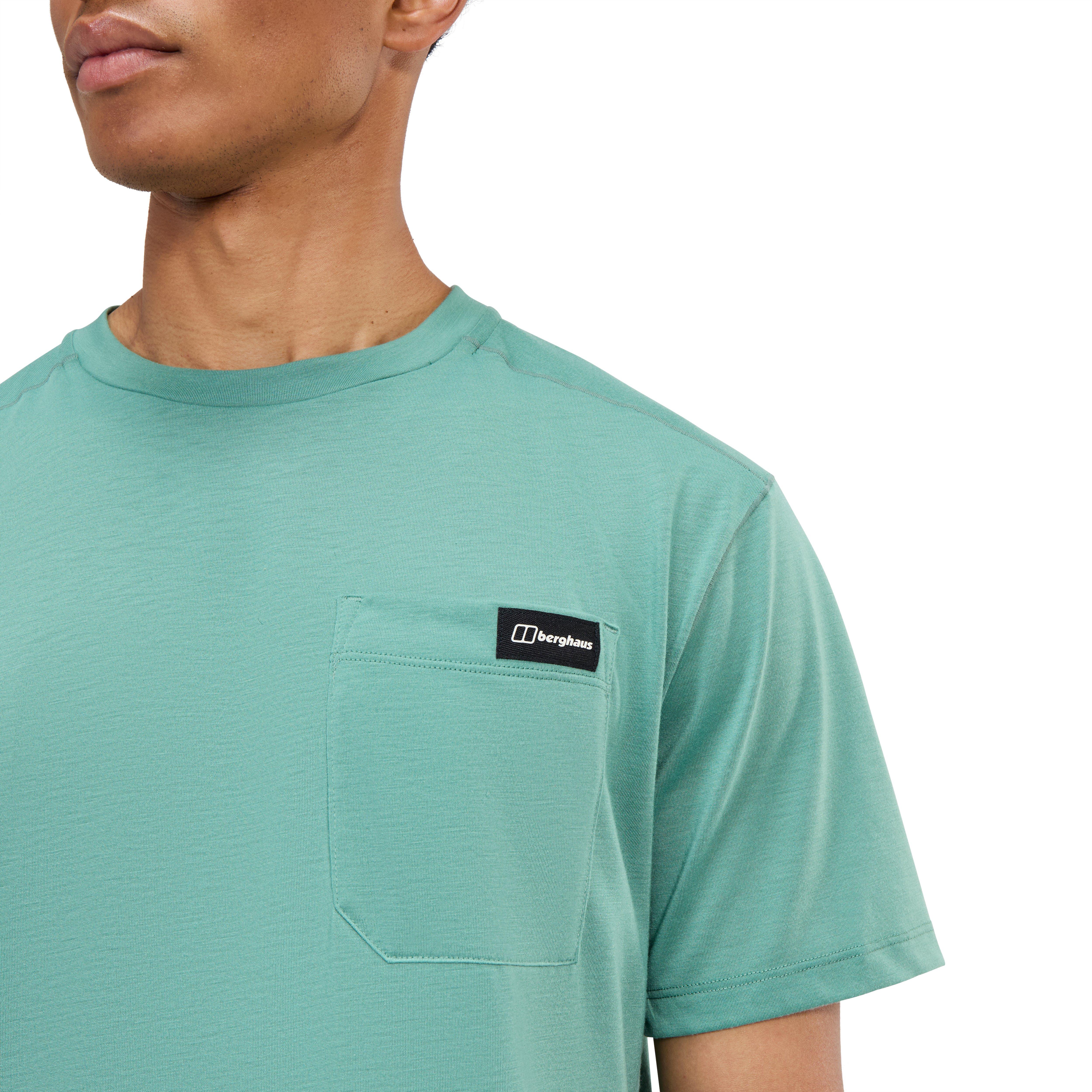 Men's Relaxed Short-Sleeve Tech T-Shirt - Green
