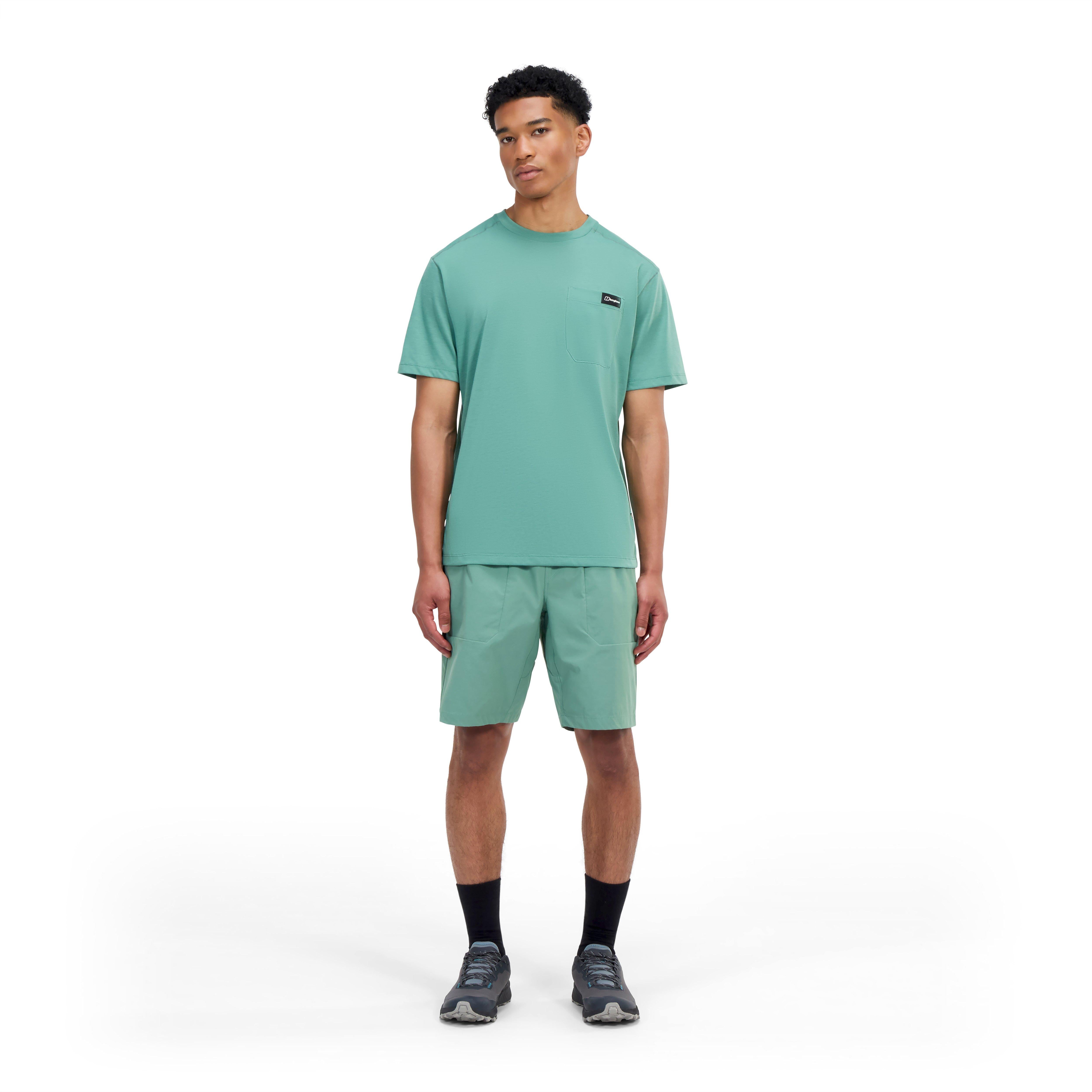 Men's Relaxed Short-Sleeve Tech T-Shirt - Green