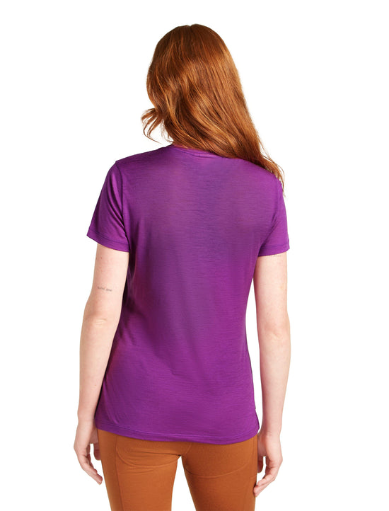 Women's Merino 150 Tech Lite Scoop T-Shirt - Panax / Purple
