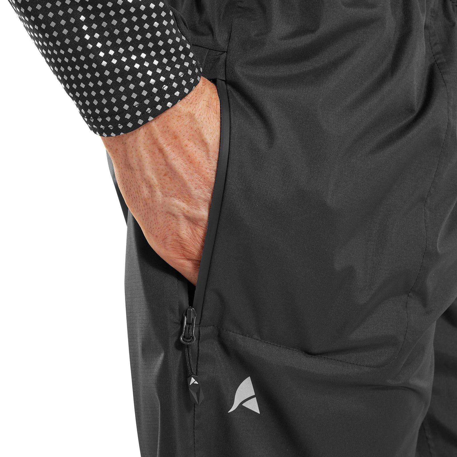 Men's Night Vision Waterproof Overtrousers - Black