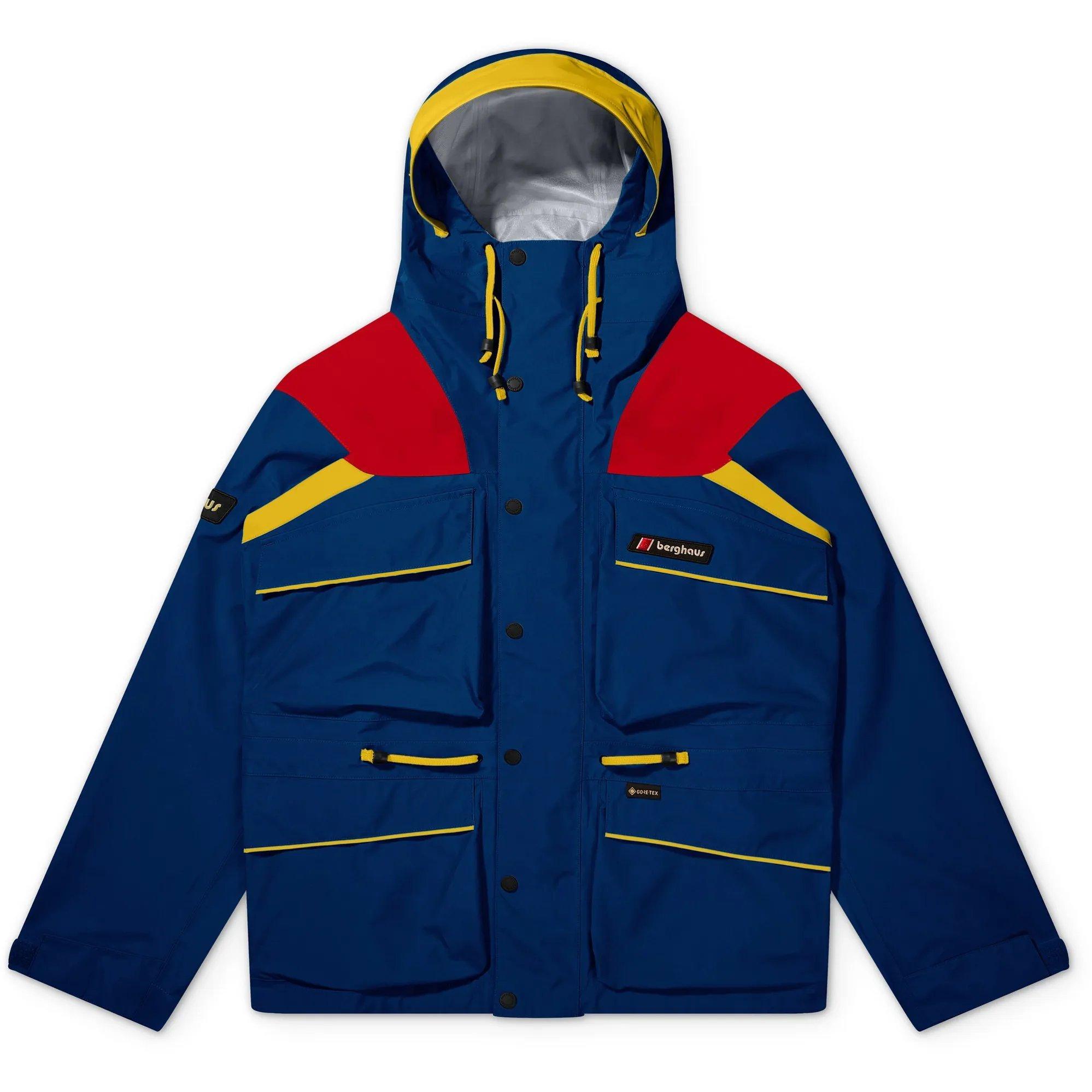 Unisex Trango Gore-tex Waterproof Jacket - Blue / Red