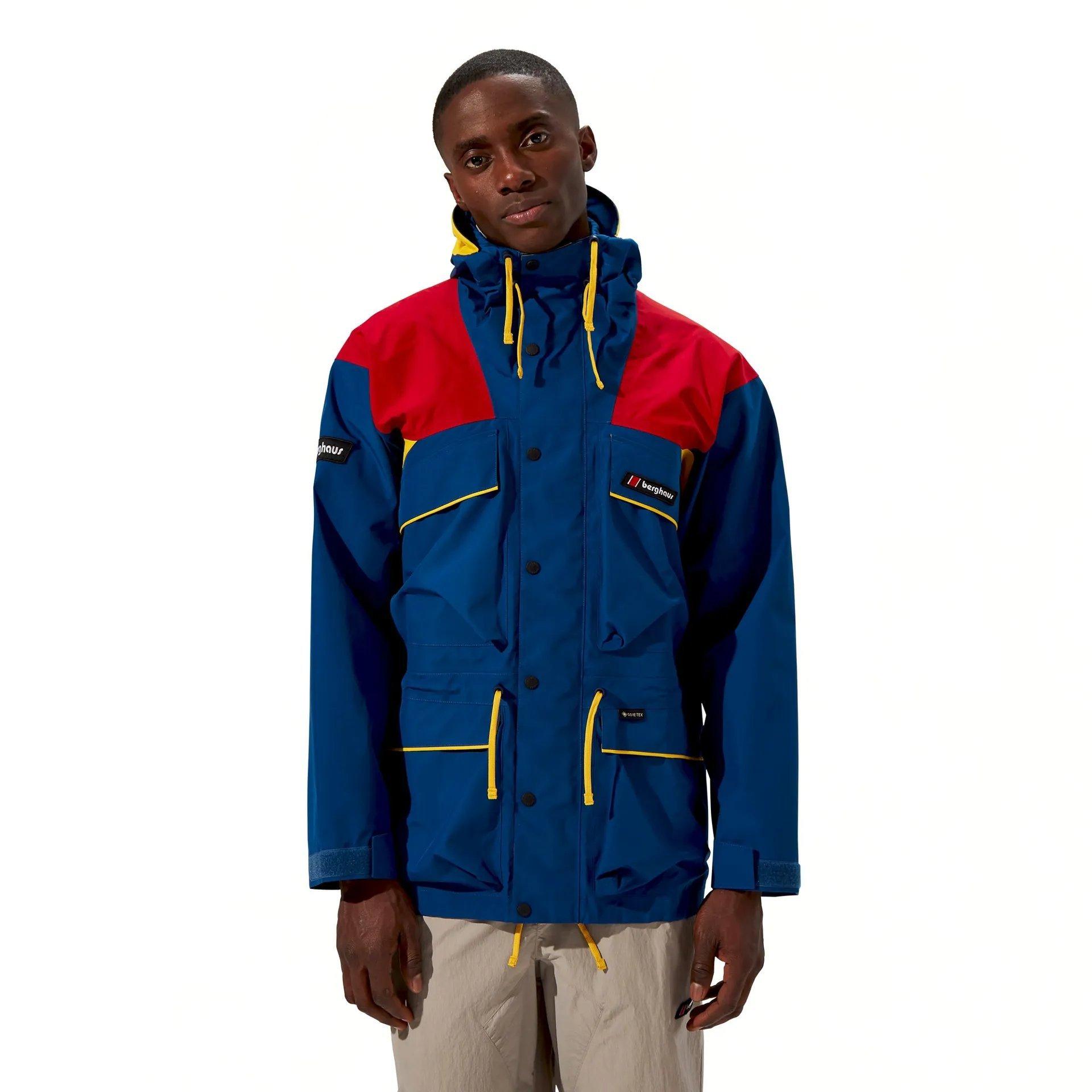 Unisex Trango Gore-tex Waterproof Jacket - Blue / Red