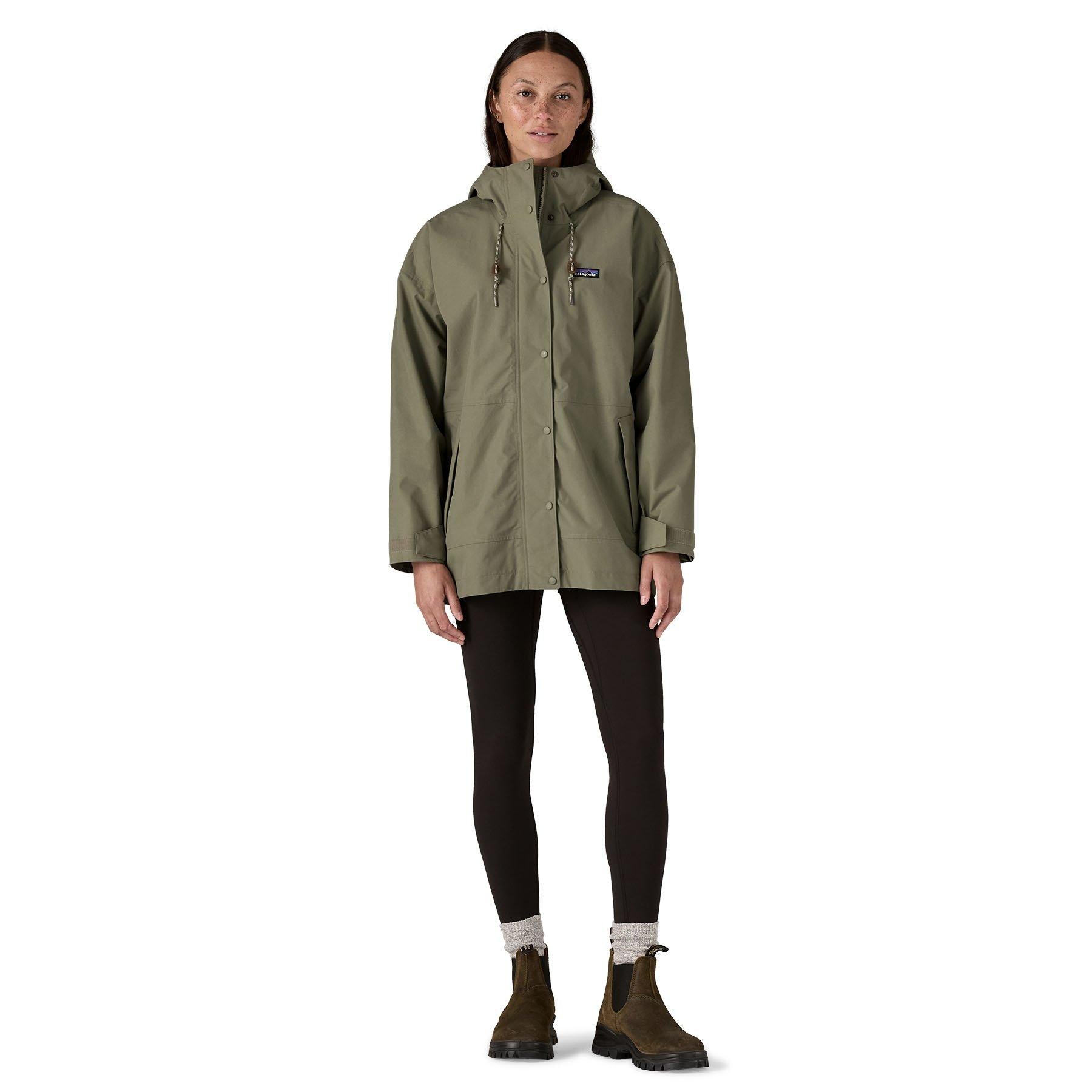 Women's Outdoor Everyday Rain Jacket - Green