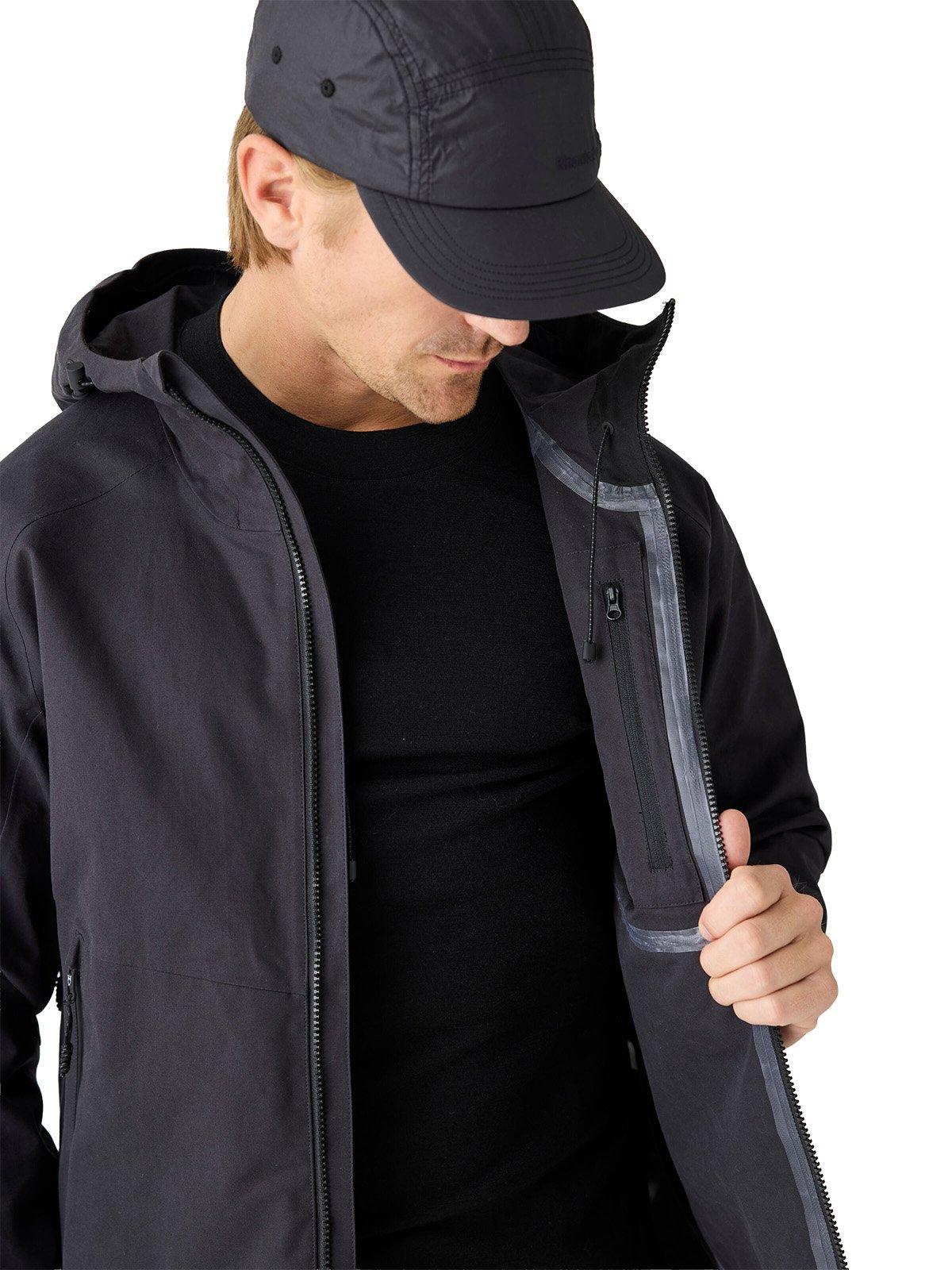 Men's Vent Canvas 270 Shell Jacket - Black