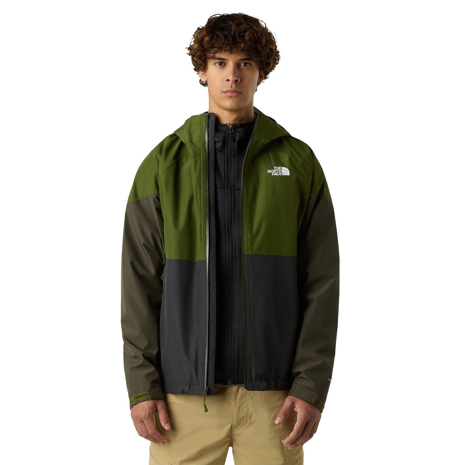 Men's Lightning Zip-In Jacket - Green / Grey