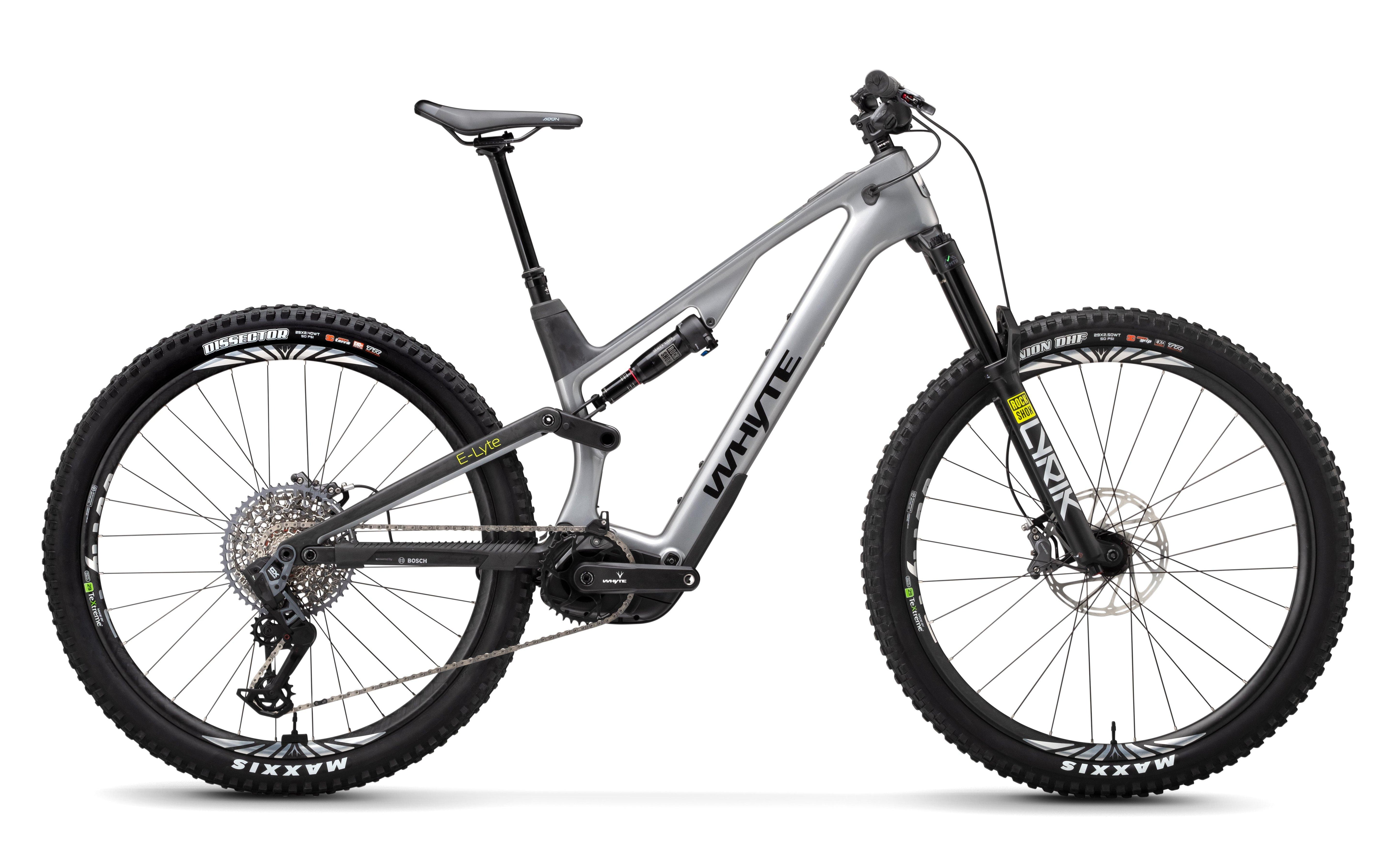 E-Lyte 150 RSX Trail/Enduro Electric Mountain Bike - Silver