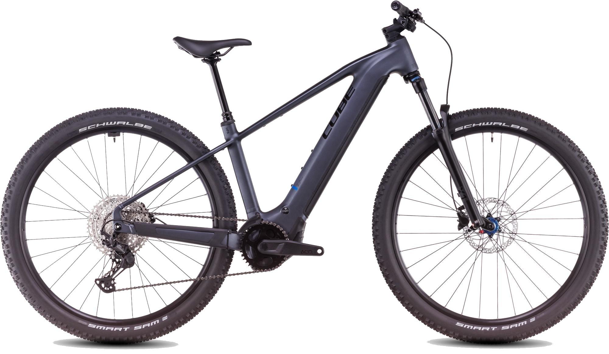 Reaction Hybrid Pro 600 Mountain E-Bike - Grey / Black