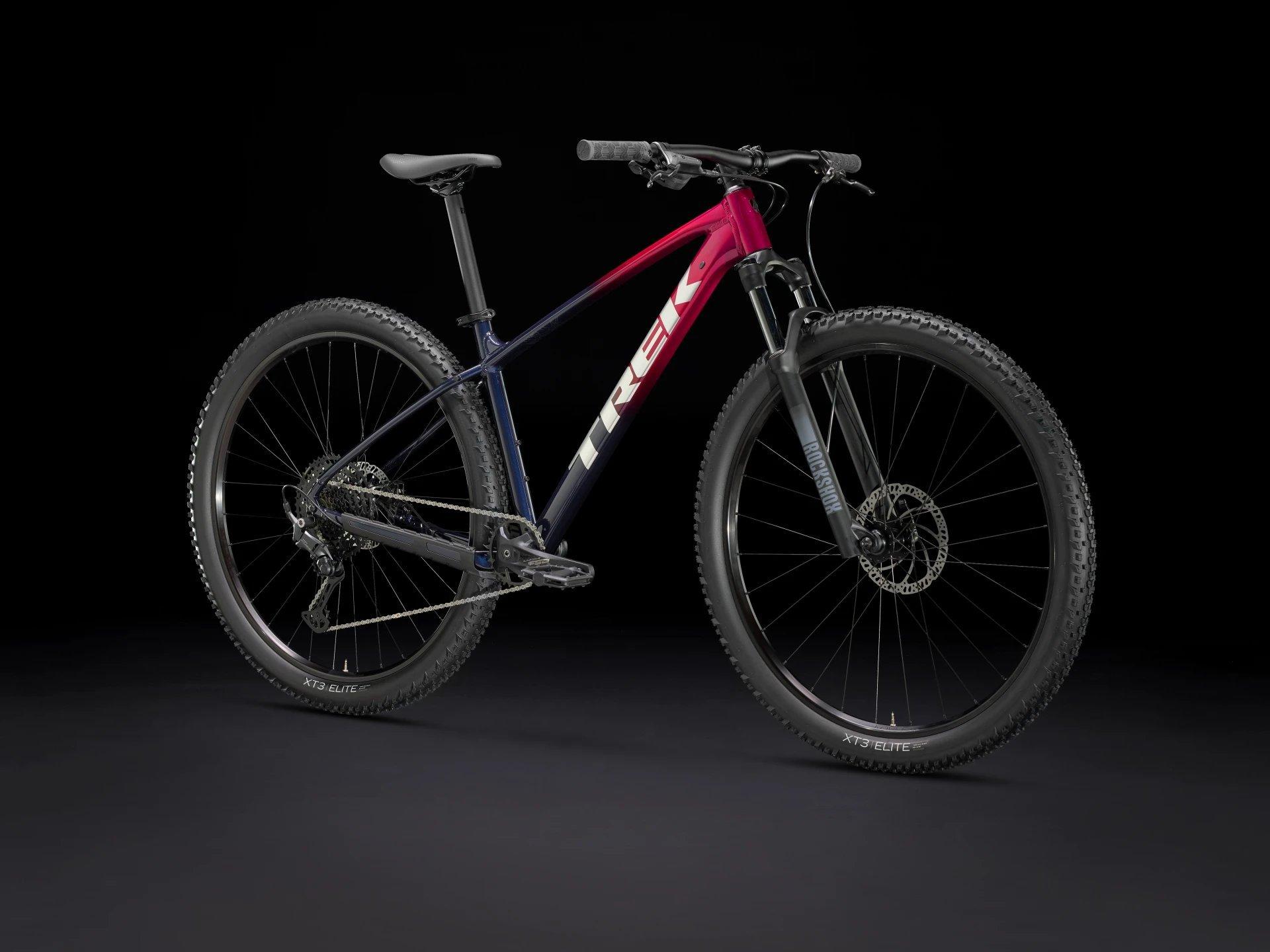 Marlin 6 - Gen 3 Mountain Bike - Rage Red to Deep Dark Blue Fade