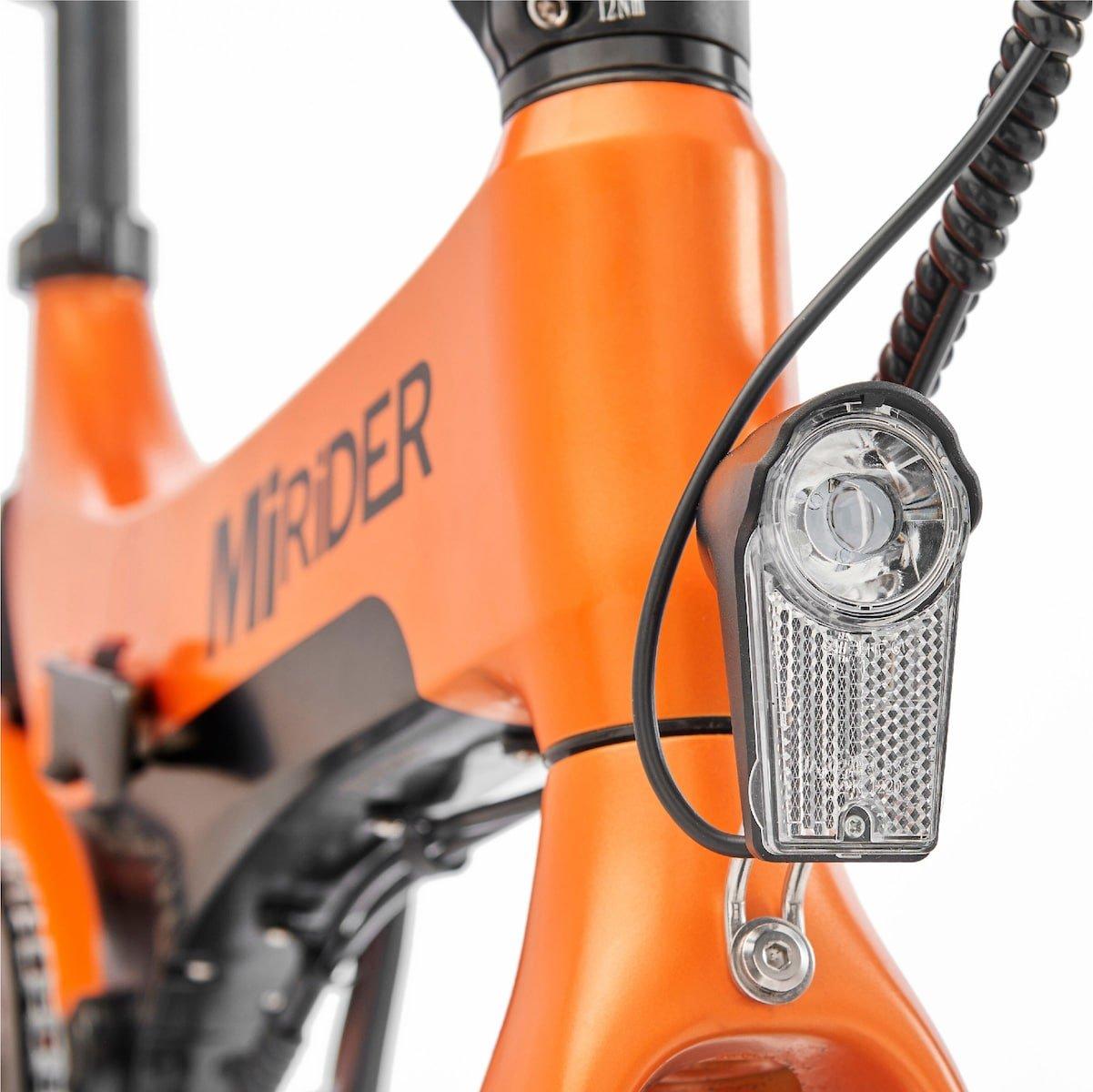 MiRiDER One Folding Hybrid E-Bike - Orange