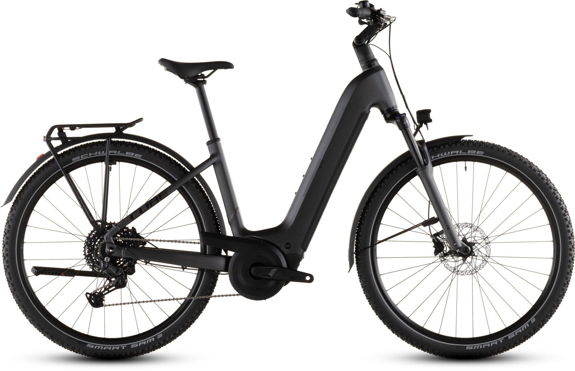 Nuride Hybrid Performance 600 Easy-Entry Hybrid E-Bike - Black