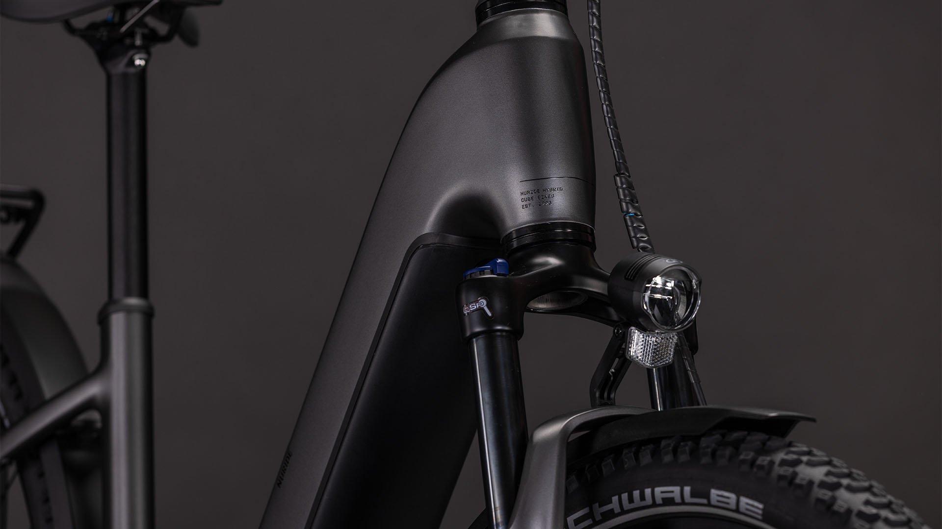 Nuride Hybrid Performance 600 Easy-Entry Hybrid E-Bike - Black