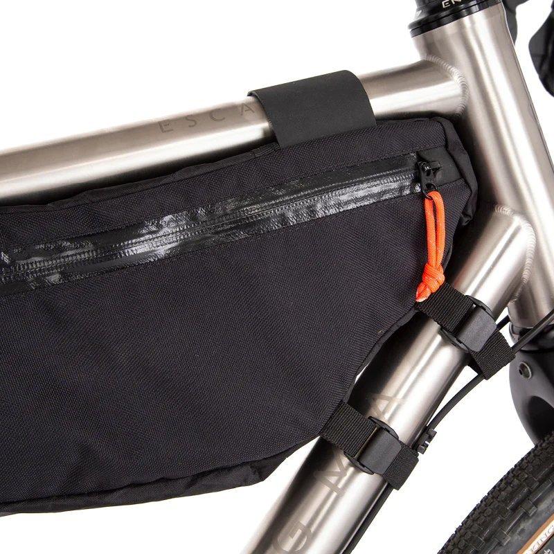 Large 4.5L Bike Frame Bag - Black