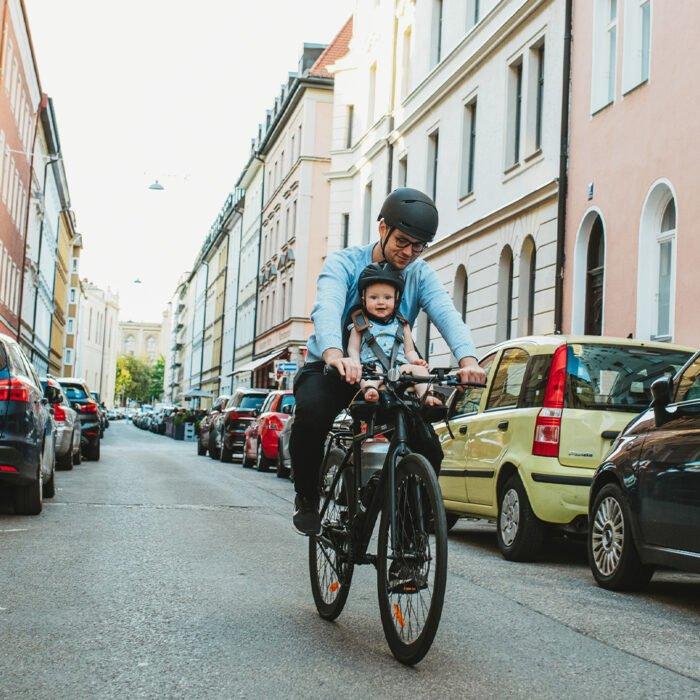 Children's Front Bike Seat (9mths-3yrs) - Black