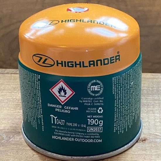 Pierceable Gas Cartridge 190