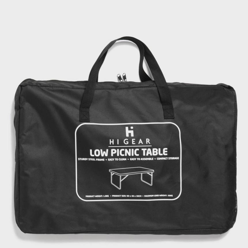 Low Picnic Table - Silver