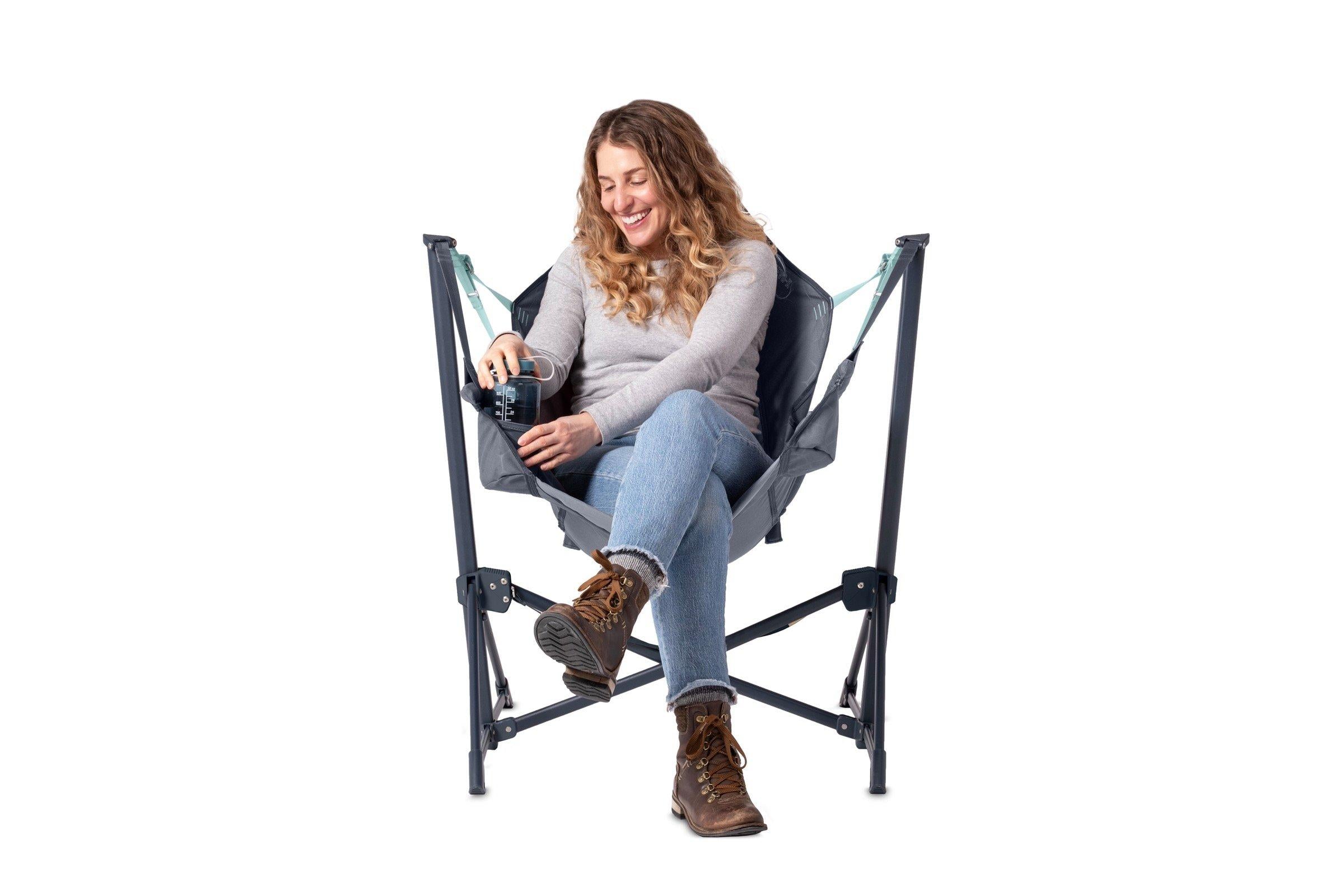 Stargaze EVO-X Folding Reclining Camp Chair - Blue