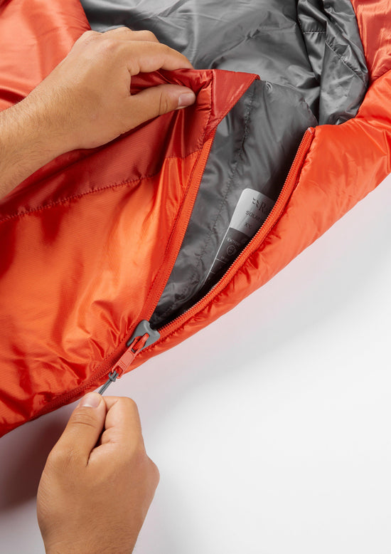 Solar Eco 1 Sleeping Bag - Red Clay