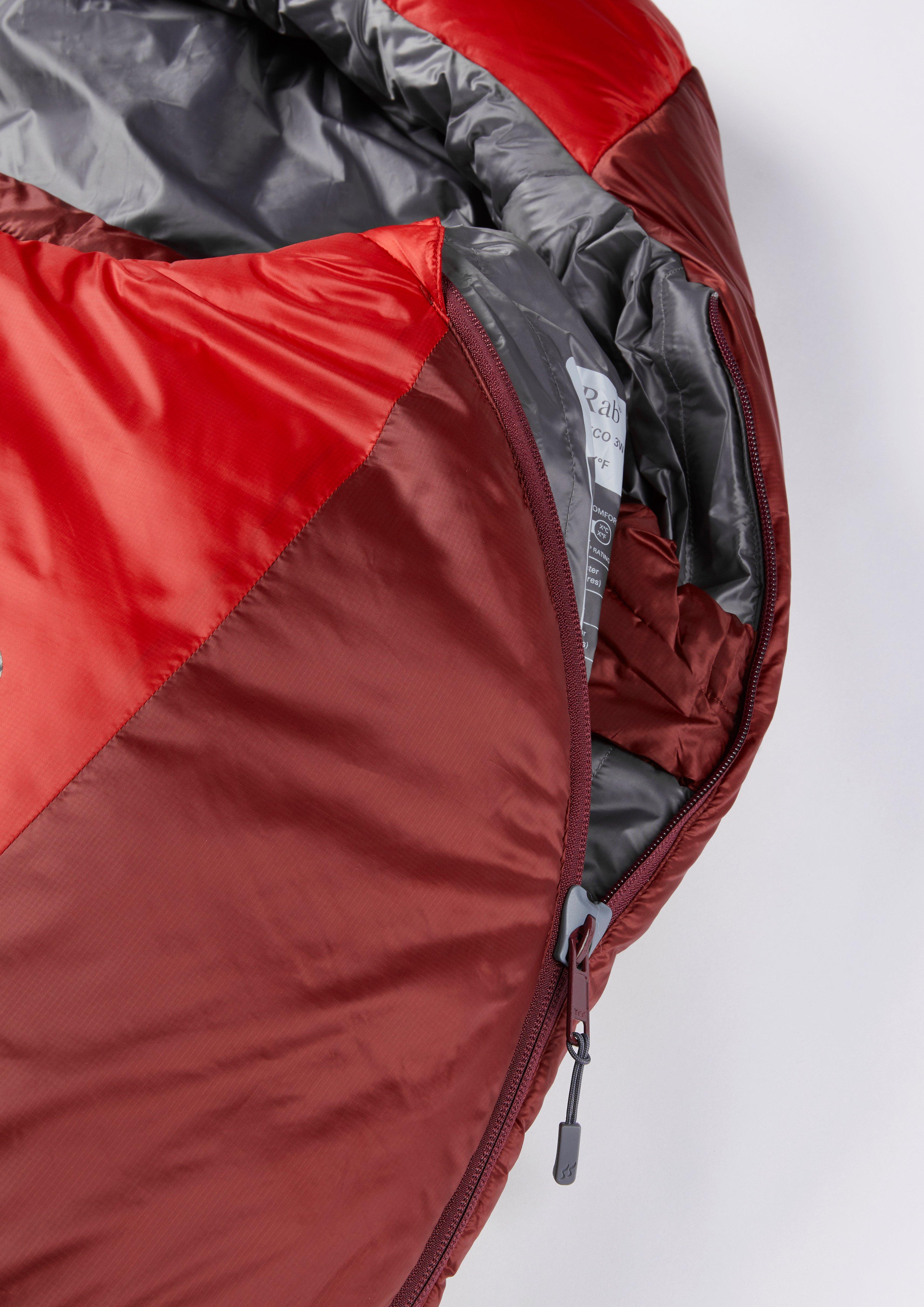 Women's Solar Eco 3 Sleeping Bag - Red