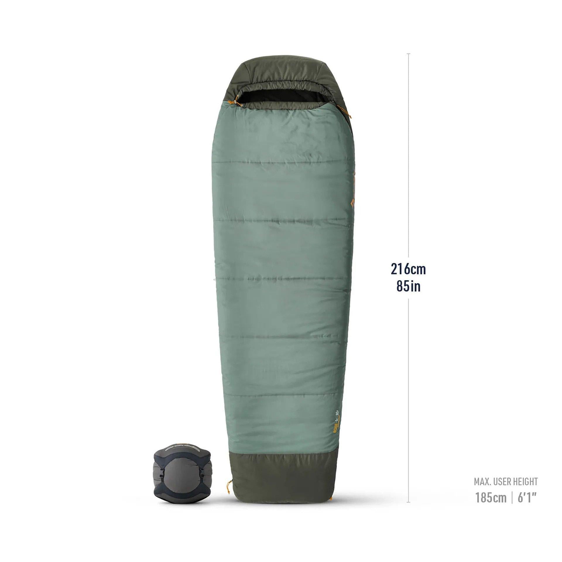 Boab Synthetic -1C Sleeping Bag - Green