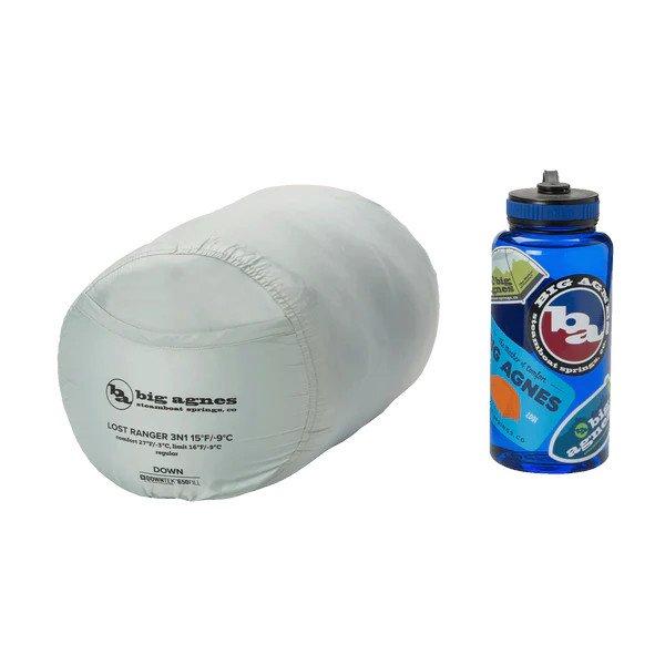 Lost Ranger 3in1 15 Degree Farenheit Regular Sleeping Bag - Grey/Orange