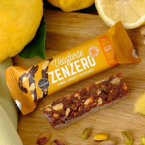 Zenzero Energy Bar - Lemon, Ginger & Pistachios