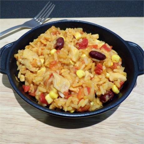 Chicken Fajita With Rice