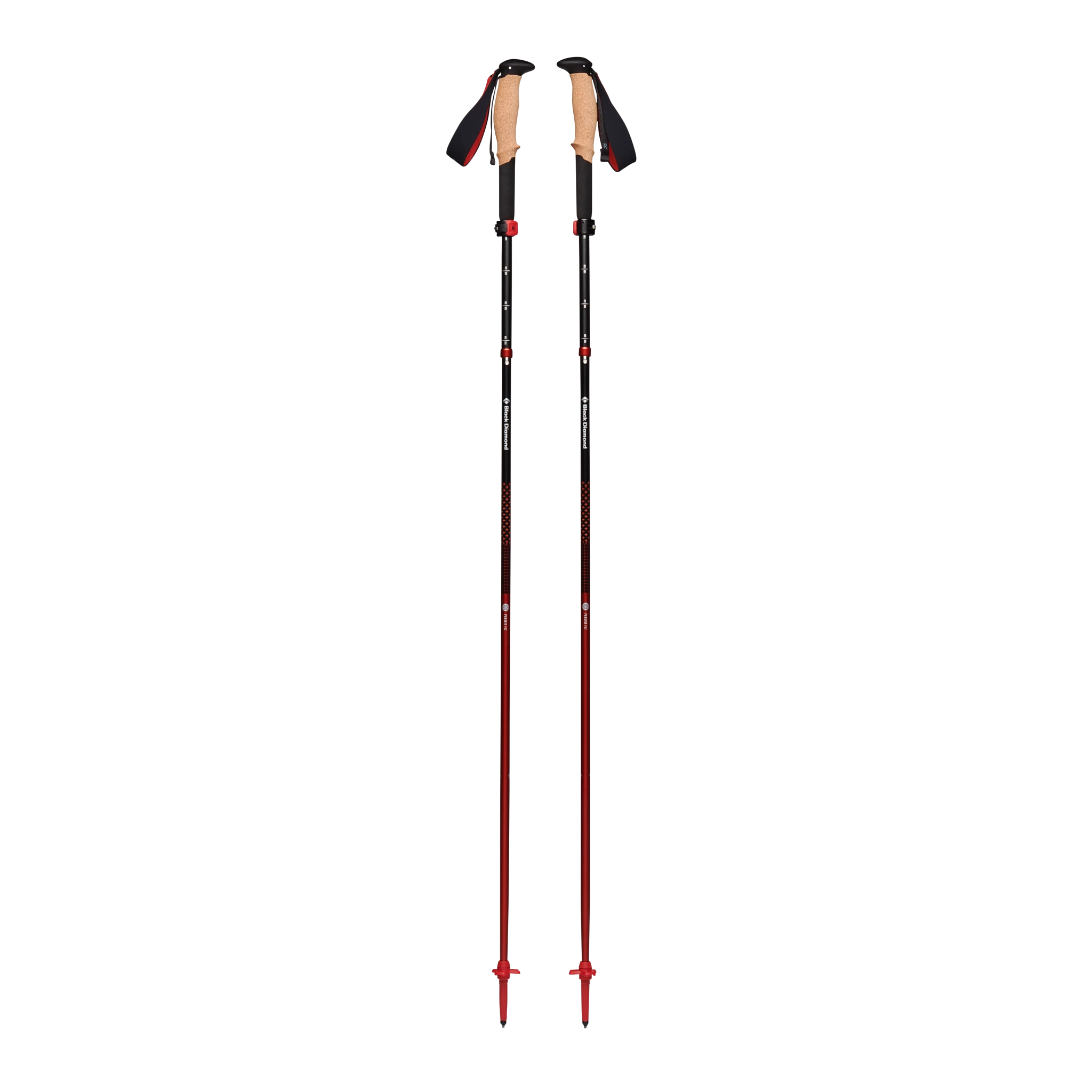 Pursuit FLZ Trekking Poles - Red