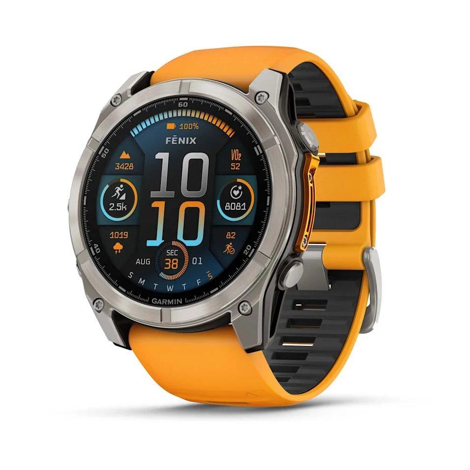 Garmin Fēnix 8 51mm AMOLED Edition Watch - Orange | Tiso