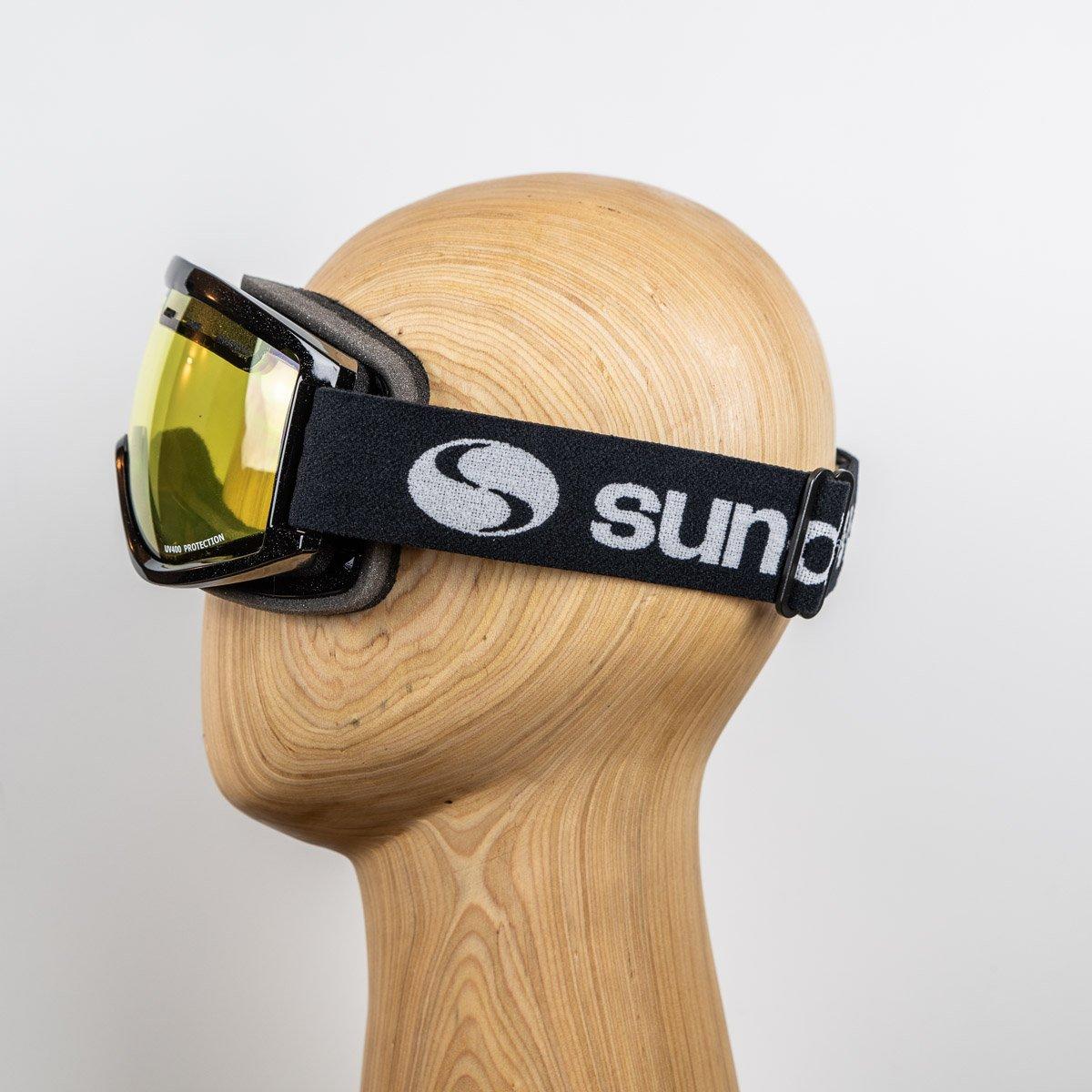 Hawk Ski Goggle - Black Frame/Yellow Lens