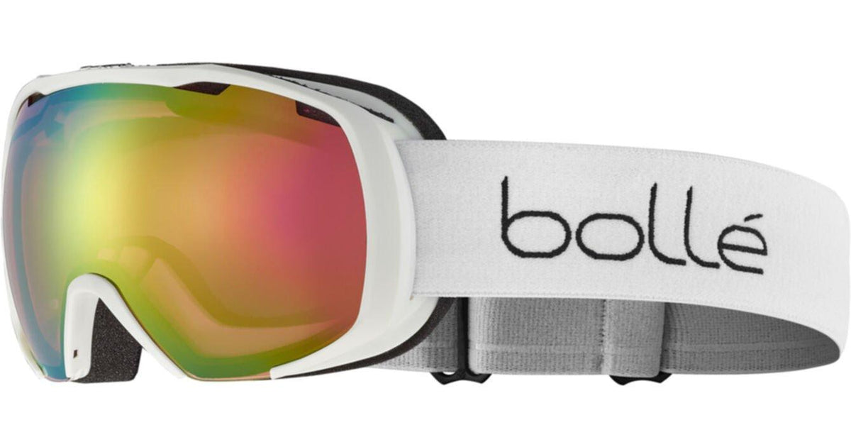 bolle royal ski goggles Bolle Kids' Royal Goggles - White Matte / Rose Gold
