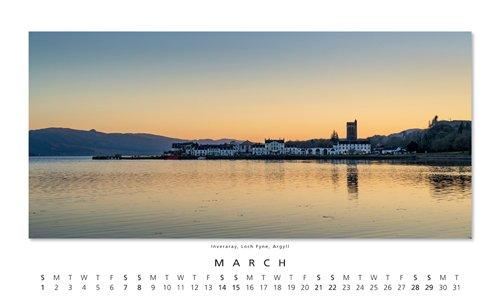 2026 Scotland Panorama Calendar