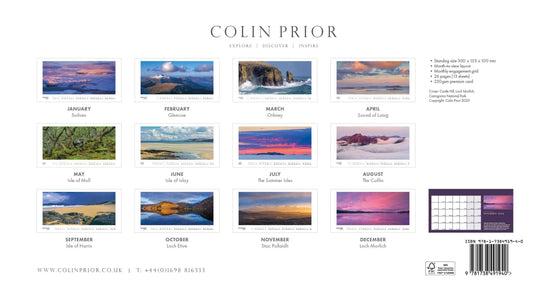 Scotland Desk 2026 Calendar