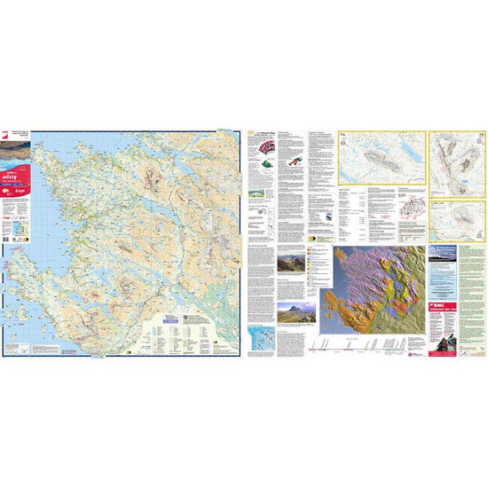 Assynt Coigach British Mountain Map