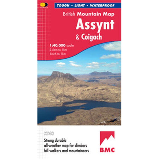 Assynt Coigach British Mountain Map