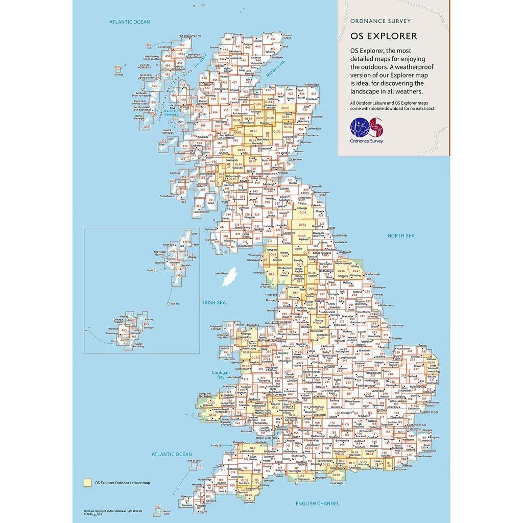 Explorer Active OL6 The English Lakes Map - SE Area