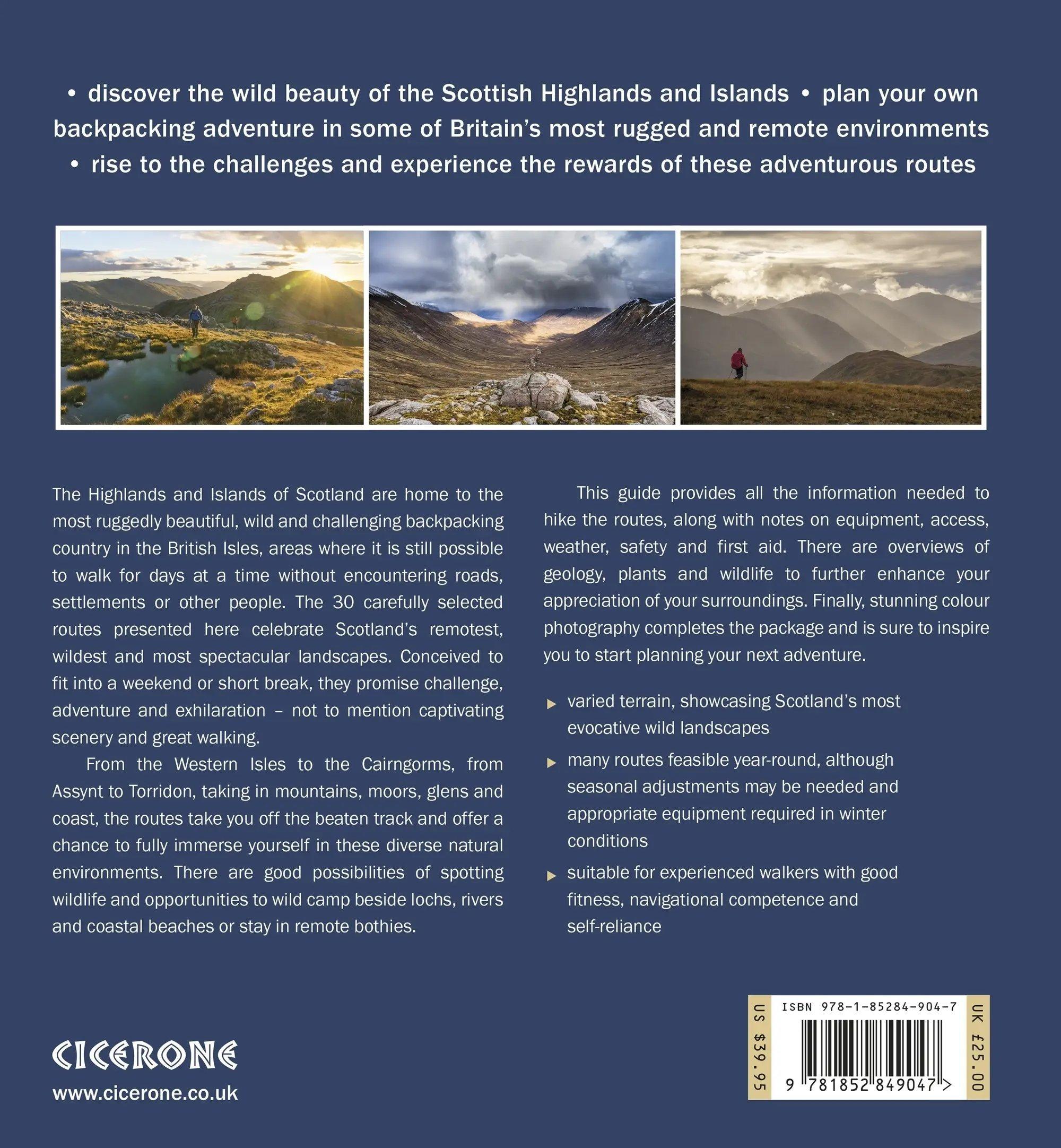 Scottish Wild Country Backpacking by Peter Edwards, David Lintern and Stefan Durkacz