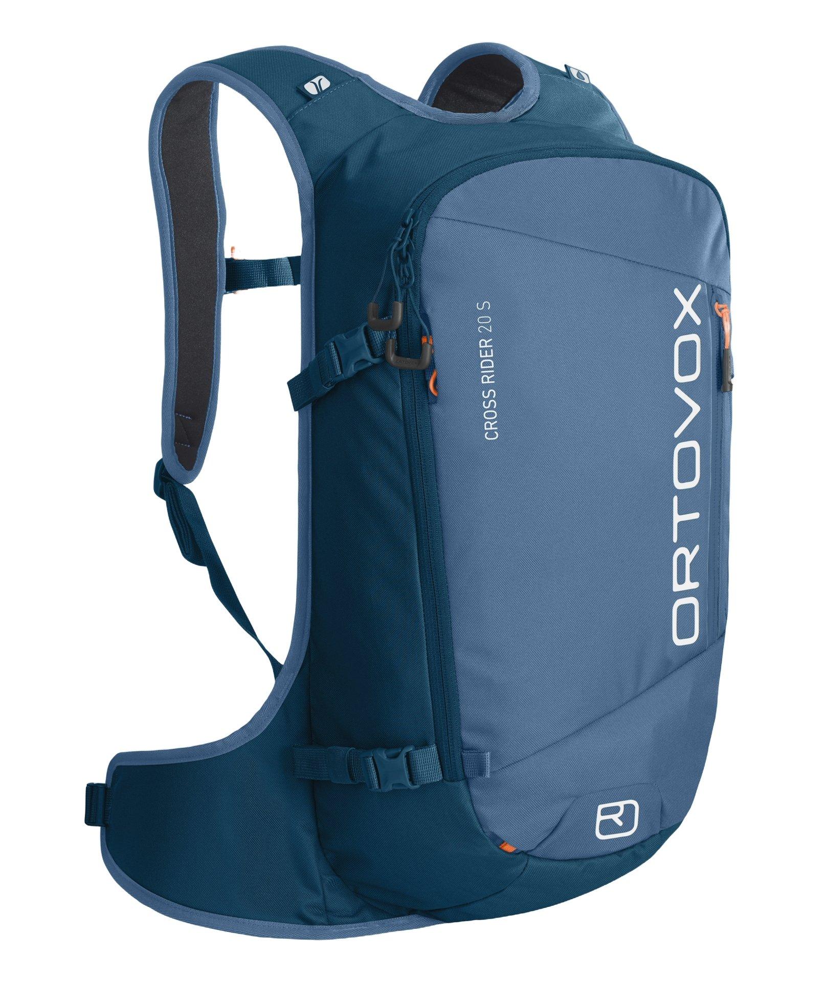 Cross Rider 20L Short Freeride Ski Backpack - Blue