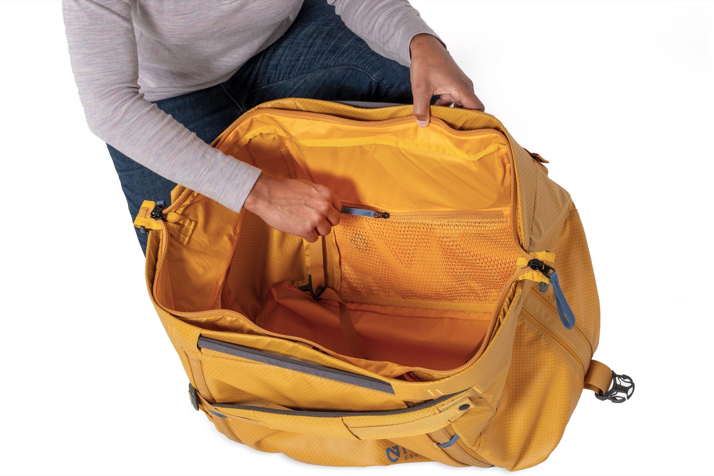 Double Haul 70L Convertible Duffel and Tote - Blue