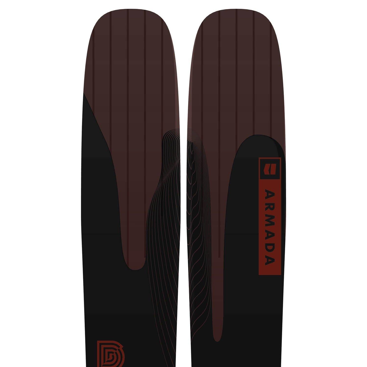 Men's Declivity 88mm C All-Mountain Ski - Black/Red