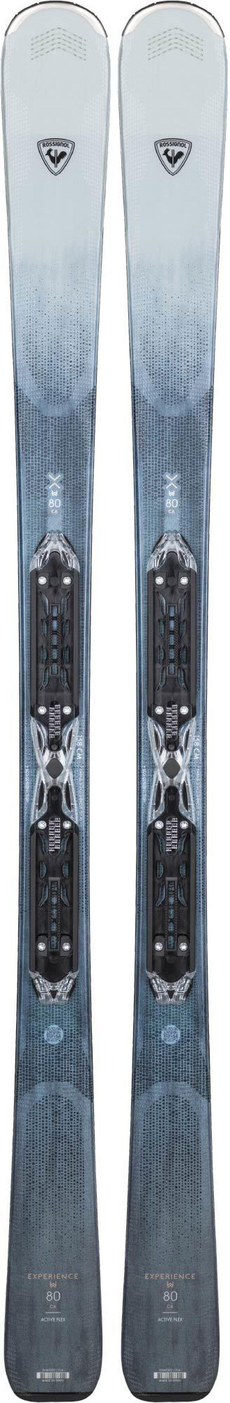Women's All Mountain Experience 80 Carbon Skis + XPRESS W 11 GW B83 BK/SPKL Bindings - Blue