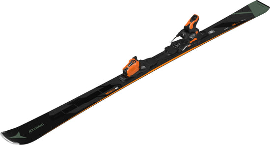 Men's Redster Q7 Revoshock C Skis + Mi 12 Binding - Black / Orange / Green