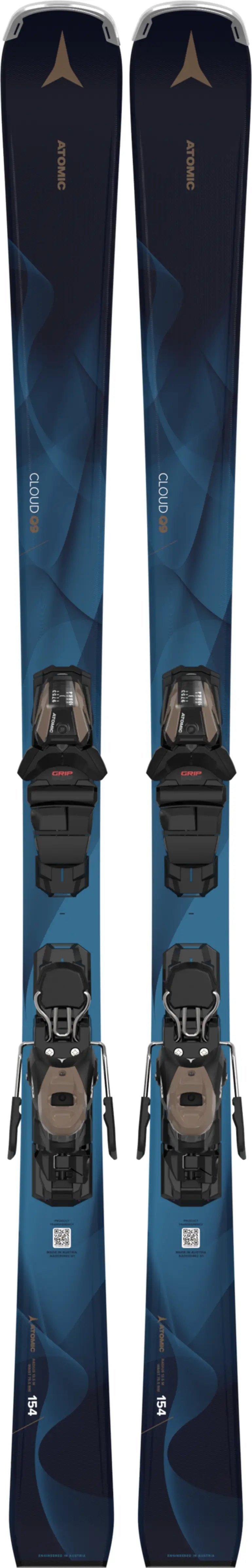 Women's Cloud Q9 Skis + M10 Binding - Blue