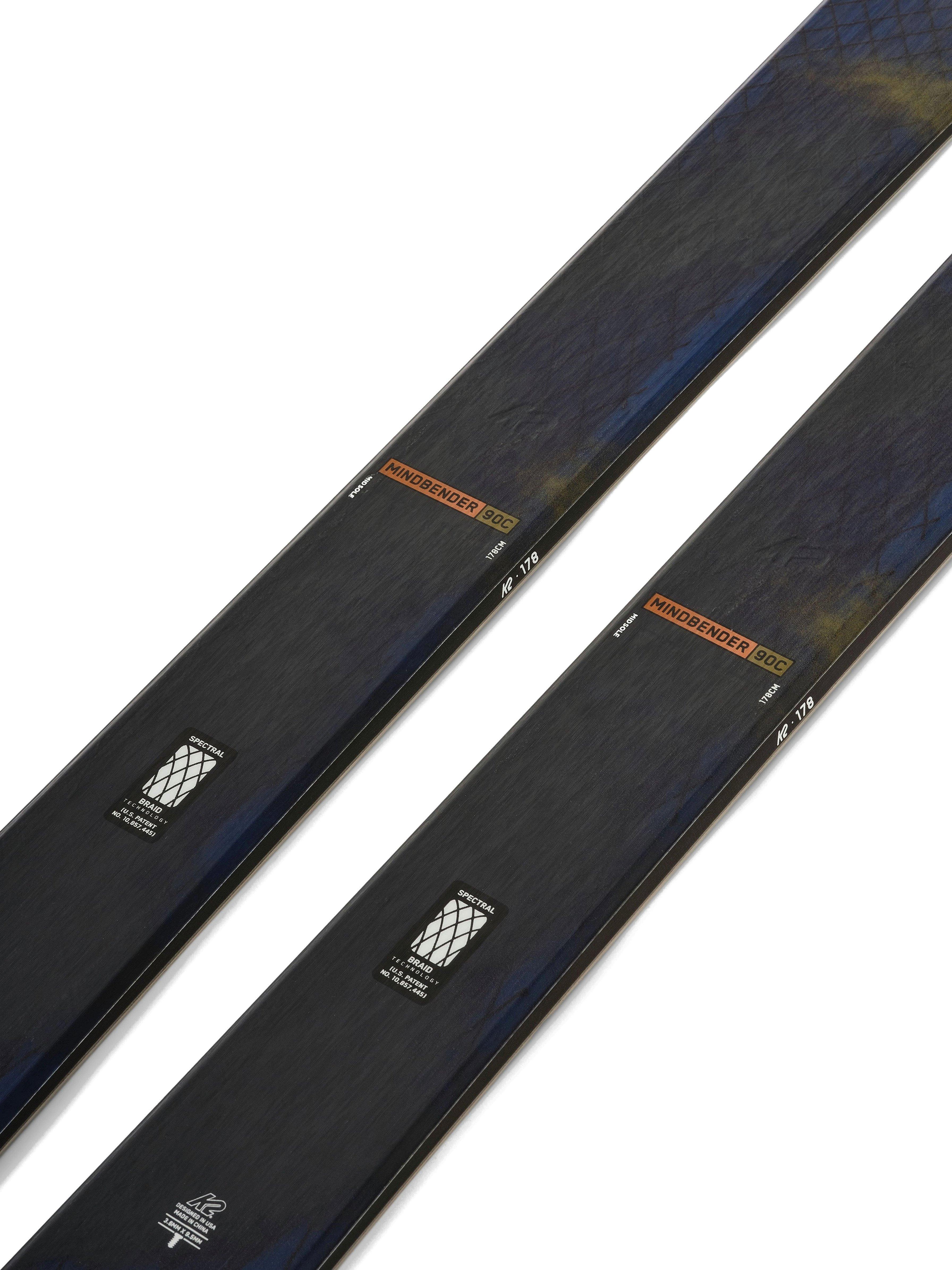 Men's Mindbender 90C Skis - Skis Only - Grey