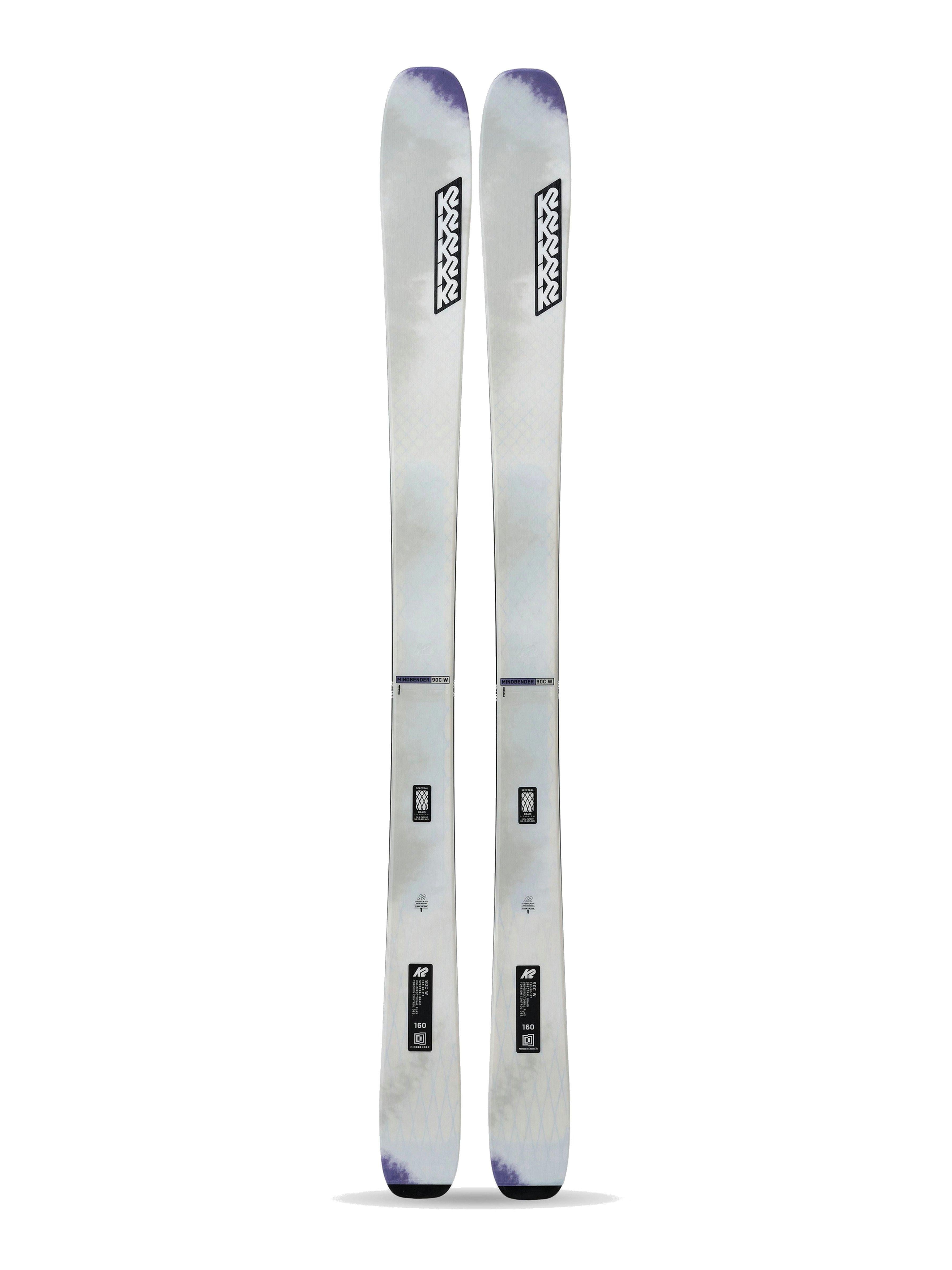 Women's Mindbender 90C Skis - Skis Only - White