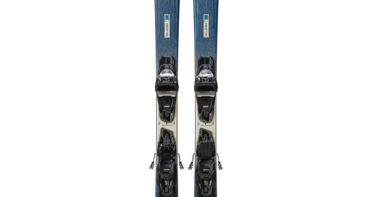 2913 k2 woman skis K2 Women's Disruption 76C Skis + ER3 10 Bindings - Blue