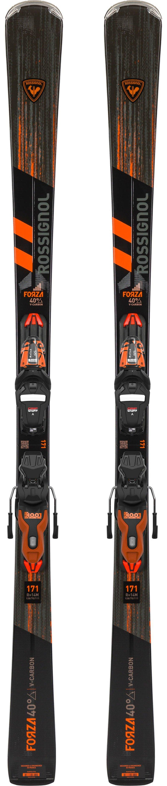 Men's Forza 40° Skis + Xpress 11 GW - Orange / Black